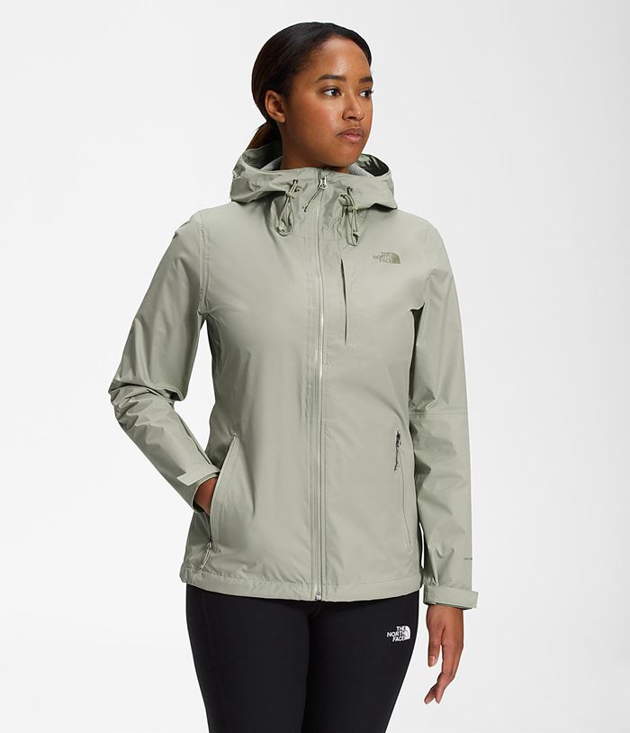 Casaca Impermeable The North Face Mujer Alta Vista Verde - Peru 28507VPYZ